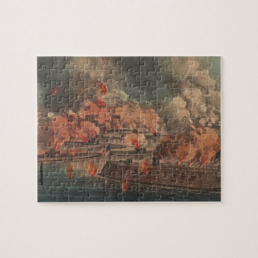 チャールストン1863の内戦の素晴らしい戦い ジグソーパズル (横)