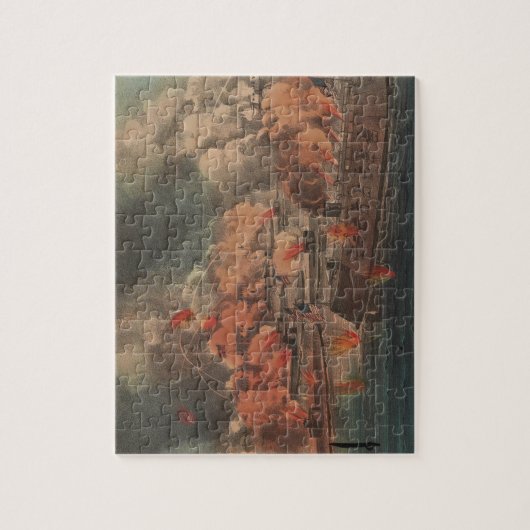 チャールストン1863の内戦の素晴らしい戦い ジグソーパズル (縦)