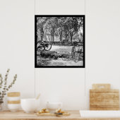 チャールストン1865年のブレークリー銃と弾薬 ポスター (キッチン)