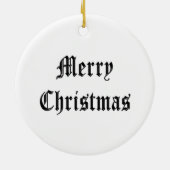 チャールストン・クリスマス・オーナメント、ハスク、チャールストン セラミックオーナメント (裏面)