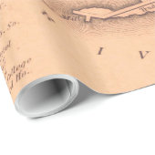 チャールストン・サウスカロライナのヴィンテージの地図（1849年） ラッピングペーパー (ロールコーナー)