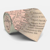 チャールストン・サウスカロライナのヴィンテージの地図（1855年） ネクタイ (ロール)