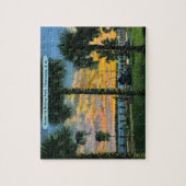 チャールストン、サウスカロライナの電池公園、ヴィンテージ ジグソーパズル (縦)