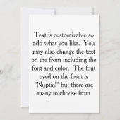 チャールストン（サウスカロライナ州）、ガゼボ、バッテリー 招待状 (裏面)