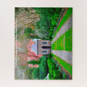 チャールストン・サウスカロライナ州。クリスマスの挨拶 ジグソーパズル (縦)