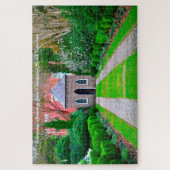 チャールストン・サウスカロライナ州。クリスマス挨拶ジグ ジグソーパズル (縦)