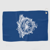 チャールストン（サウスカロライナ州）市旗 ゴルフタオル (横)