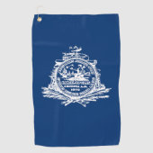 チャールストン（サウスカロライナ州）市旗 ゴルフタオル (正面)