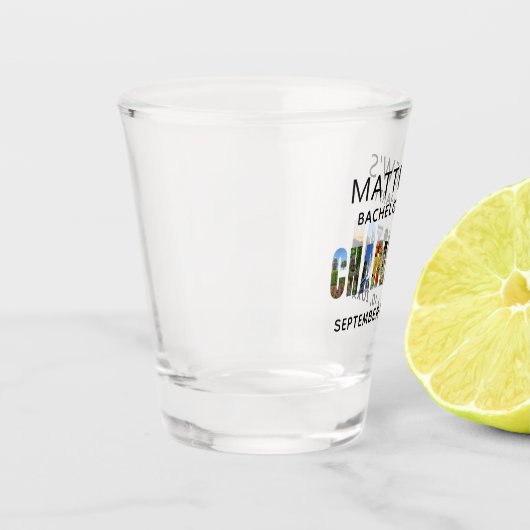 チャールストン サウスカロライナ州 結婚式前パーティーのお土産 ショットグラス (左)