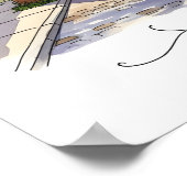 チャールストン・サウスカロライナ描ー馬車輌 ポスター (角)