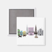 チャールストン・スカイライン マグネット (正面/裏面)