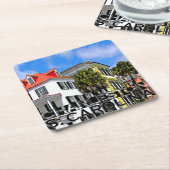 チャールストン スクエアペーパーコースター (アングル)