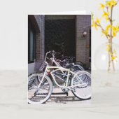 チャールストン·ノート·カードの自転車 カード (黄色い花)