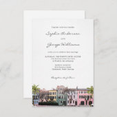 チャールストン・レインボー・ローSC ウェディング招待状 招待状 (正面/裏面)