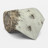 チャールストン(1872年)のヴィンテージの絵解き地図 ネクタイ (ロール)