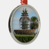 チャールストンSCのパイナップル噴水のオーナメント メタルオーナメント (右)