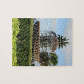 チャールストンSCのパイナップル噴水のパズル ジグソーパズル (横)