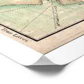 チャールストンSCの防衛の地図1778 ポスター (角)