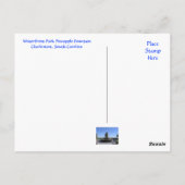 チャールストンSCウォーターフロントパークファウンテンポストカード ポストカード (裏面)