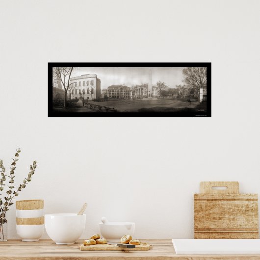 チャールストンSCスクエア写真1909 ポスター (キッチン)