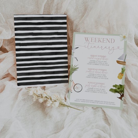 チャールストンSCバチェロレッテ日程 招待状