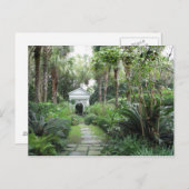 チャールストンSCパルメトスガーデン&ガゼボポストカード ポストカード (正面/裏面)