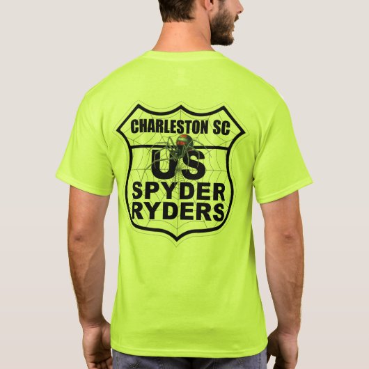 チャールストンSC支部 - ロゴ 両面転写 Tシャツ (裏面)