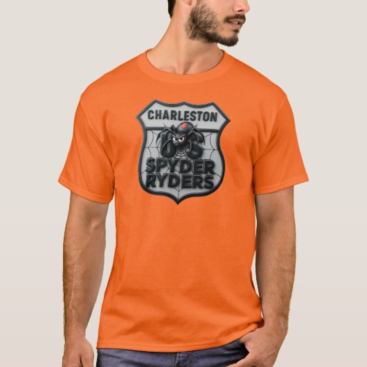 チャールストンSC支部 - 3Dロゴ フロント Tシャツ (正面)