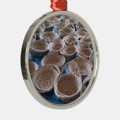 チャールストンSC Sweetgrassのバスケットのオーナメント メタルオーナメント (右)
