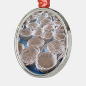 チャールストンSC Sweetgrassのバスケットのオーナメント メタルオーナメント (左)