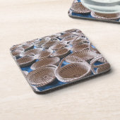 チャールストンSC Sweetgrassのバスケットのコルクのコースター コースター (左側)