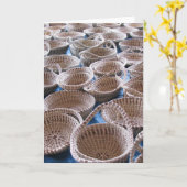 チャールストンSC Sweetgrassのバスケットカード カード (黄色い花)