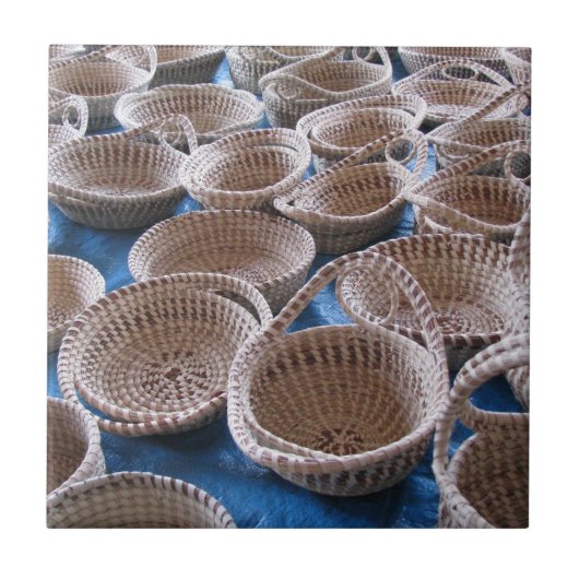 チャールストンSC Sweetgrassのバスケット タイル (正面)