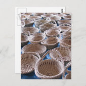 チャールストンSC Sweetgrassバスケットはがき ポストカード (正面/裏面)