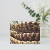 チャールストンSweetgrassバスケットはがき ポストカード (スタンド正面)