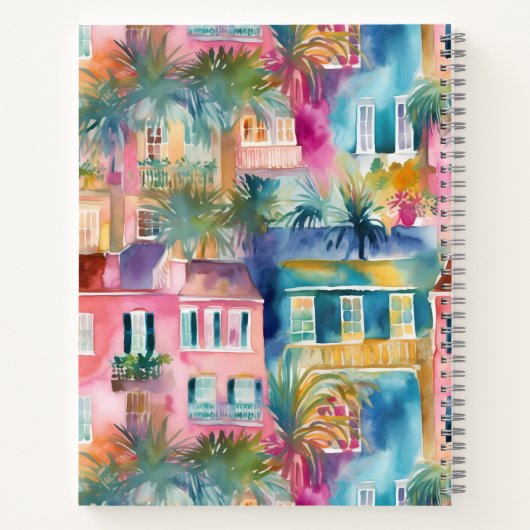 チャールスト名門私立校風のンハウシズパーソナライズされたジャーナル ノートブック (裏面)