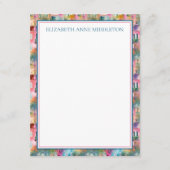 チャールスト名門私立校風のンハウシズパーソナライズされた エンクロージャーカード (正面)