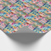 チャールスト名門私立校風のンハウシズ ラッピングペーパー (角)