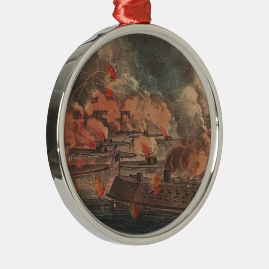 チャールスト素晴らしン1863年の内戦での戦い メタルオーナメント (右)