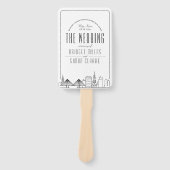 チャールスト結婚ン |結婚式 プログラムハンドファン ハンドファン (正面)