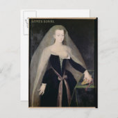 チャールズお気に入りの7世のアグネス・ソレル ポストカード (正面/裏面)