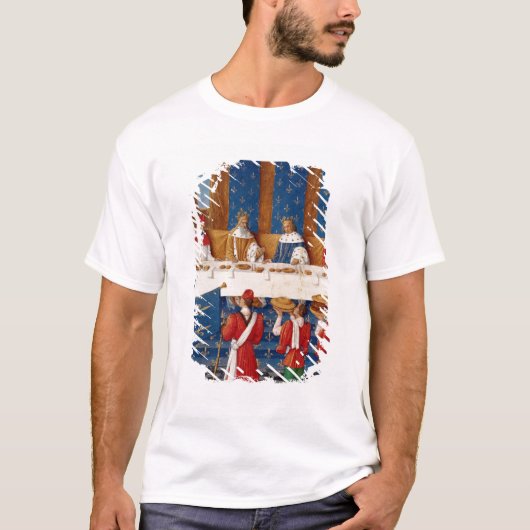チャールズが与える宴会V Tシャツ (正面)