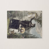 チャールズが印刷するPere Lachaiseの墓地 ジグソーパズル (横)