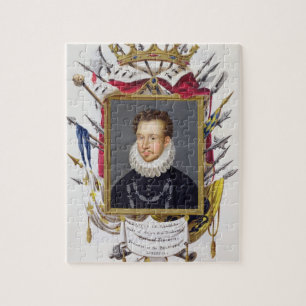 チャールズのポートレート「Mからのフランス(1550-74年)のIX ジグソーパズル