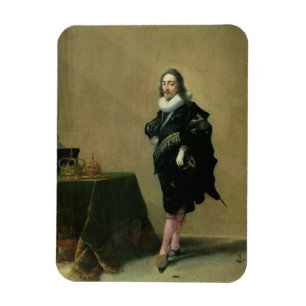 チャールズのポートレートI (1600-49年) 1632年(パネルの油 マグネット