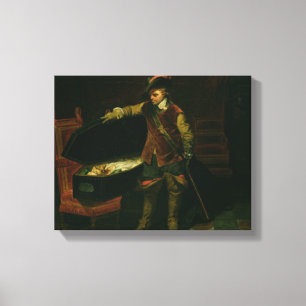 チャールズの棺を持つオリバー・クロムウェルI キャンバスプリント