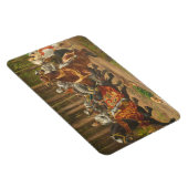 チャールズはっきりしたズ・オン・乗馬 マグネット (右側)