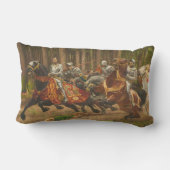 チャールズはっきりしたズ・オン・乗馬 ランバークッション (裏面)