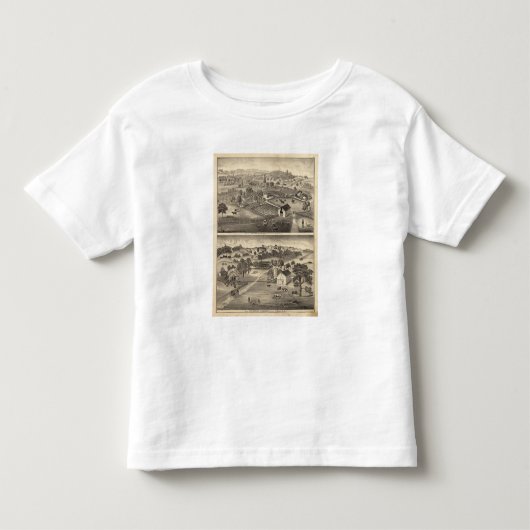 チャールズアレキサンダーの住宅 トドラーTシャツ (正面)