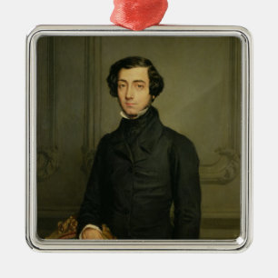 チャールズアレキシスアンリーClerel de Tocqueville 1850年 メタルオーナメント